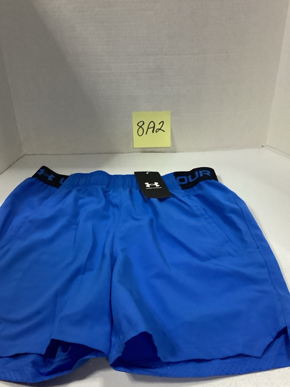 Under Armour Men’s Royal Blue Athletic Shorts with Black Waistband
